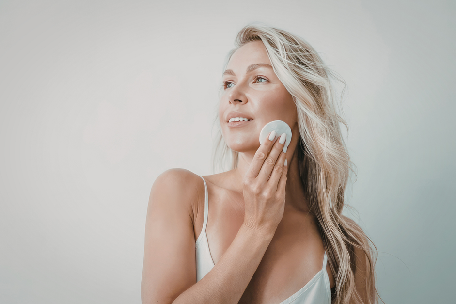Vitamin C serum used to protect skin from oxidative stress in summer